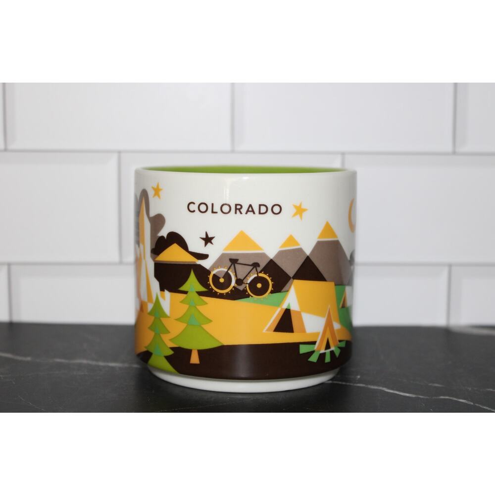 Starbucks Colorado You Are Here Mug 14oz YAH Coffee Cup EUC
